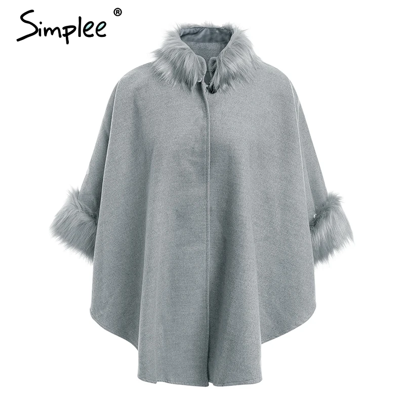 grey cloak coat Просто, элегантно отложной теплые, зимние, шерстяные женские черные поясная сумка длинное пальто женское повседневное осеннее пальто Верхняя одежда - Цвет: grey cloak coat