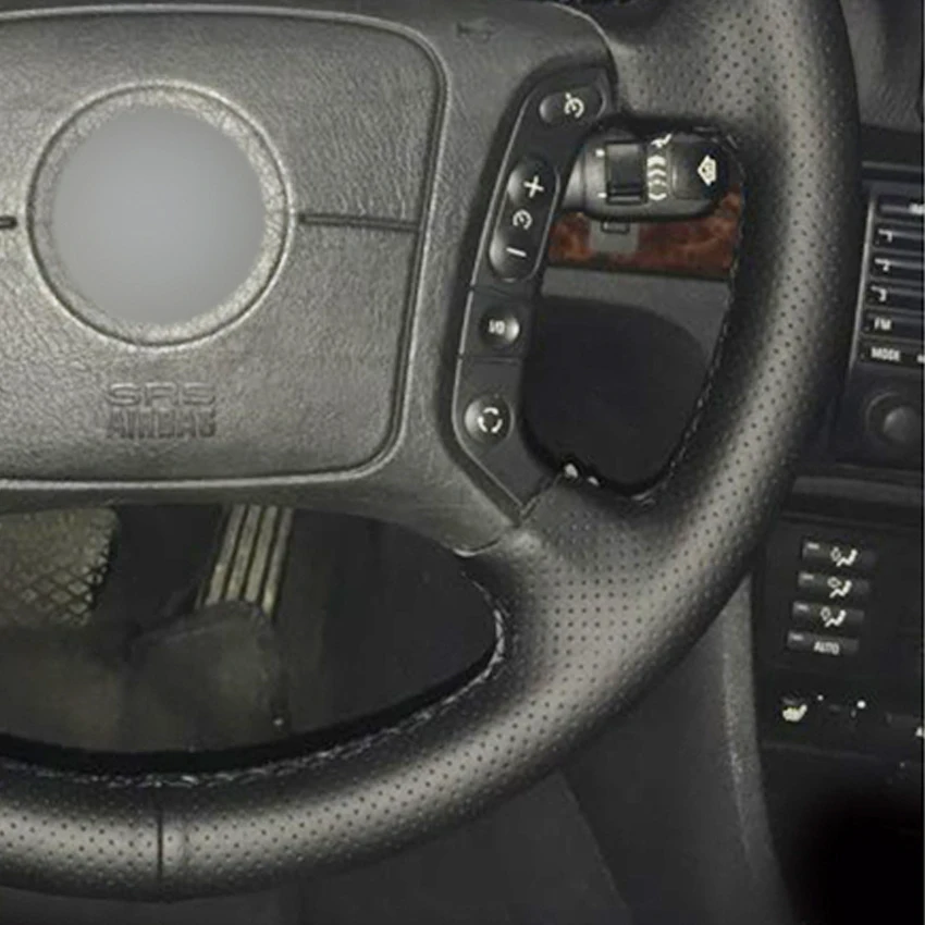 Искусственная кожа черный цвет искусственная для BMW E36 1995 2000 E46 1998 2004 E39 2003 X3 E83 X5 E53