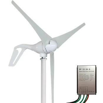 Big Sale 3/5 Blades Optional 400W/800W 12V/24V Wind Turbine Generator Permanent Magnet Wind Generator For Home Lighting, Boats