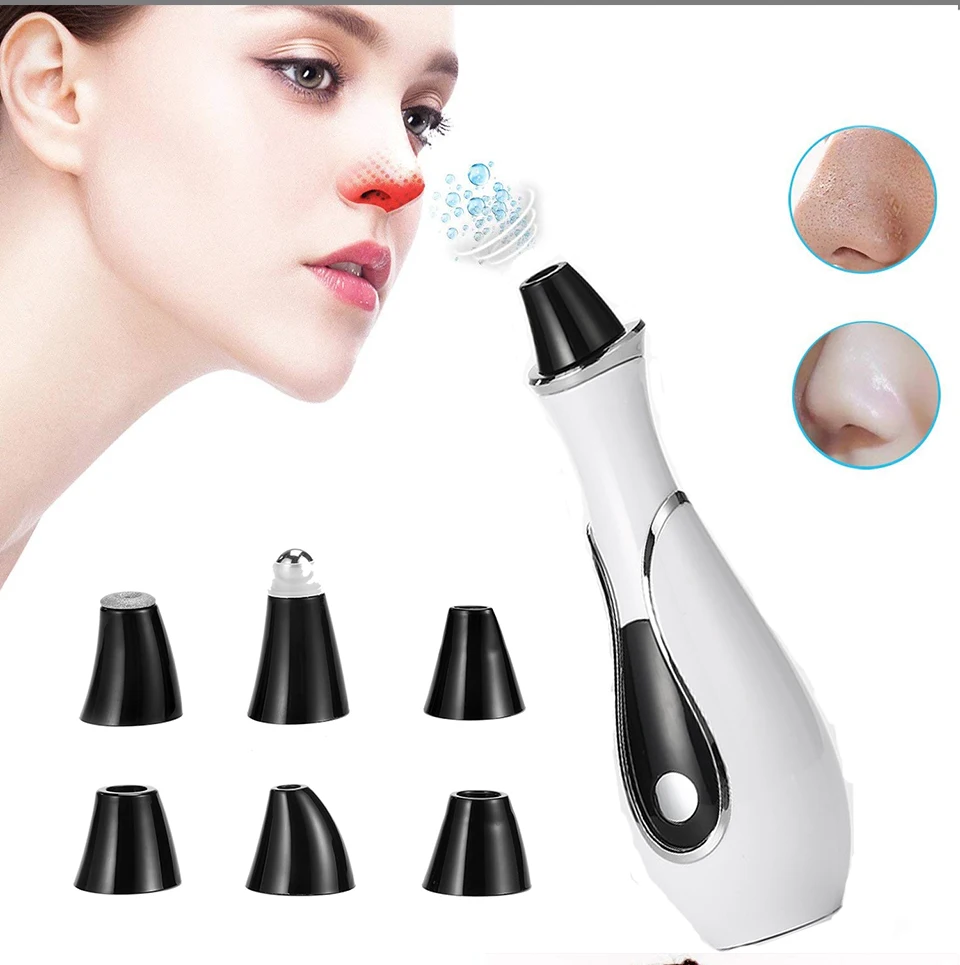 

Deep Blackhead Acne Removal Vacuum Dark Black Head Face Skin Cleaner Nose Pimple Care Suction Electric Tool Extractor USB Charge
