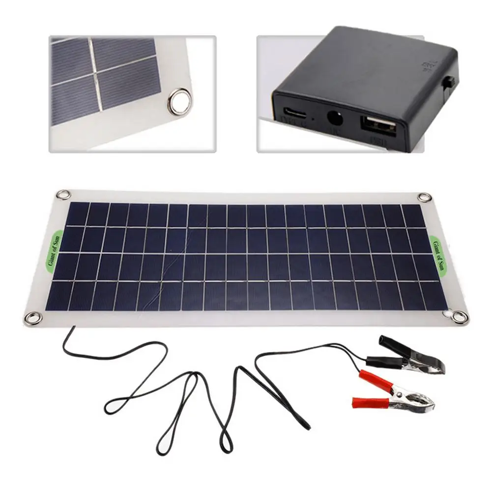 Sistema de Painel Solar Poderoso Kit Carregamento 1000w Inversor Geração Energia Completa 12v - 24v Inversores solares