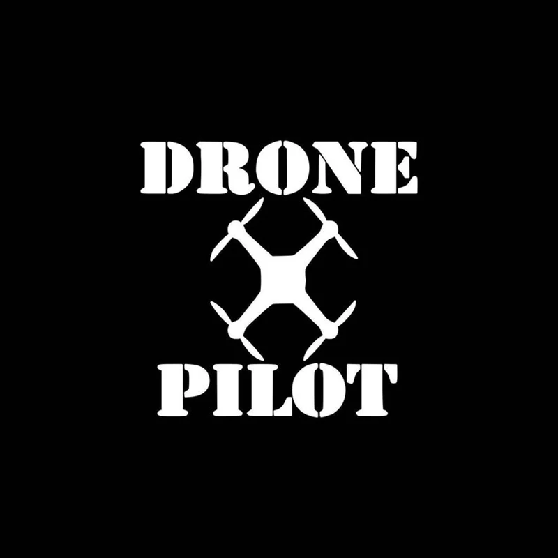 

Black/White Drone Pilot Car Stickers Vinyl Decal For Car Body Window Motorcycle Sticker Decoration S1224