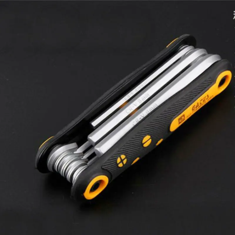 Folding screwdriver hexagonal set portable folding 8 sets folding plum