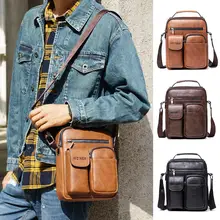 Новая мужская женская сумка-мессенджер деловая Повседневная вместительная сумка мужская сумка через плечо из искусственной кожи