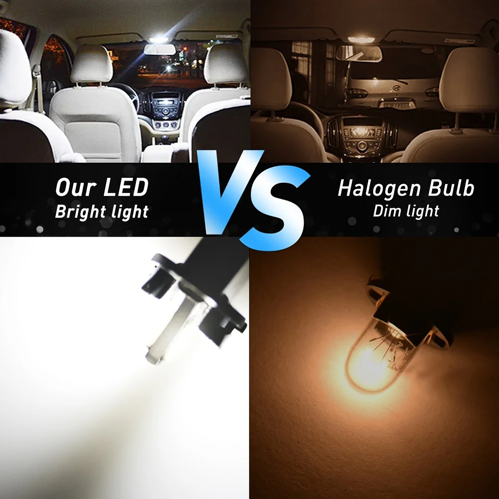 10x W5W LED T10 Автомобильная интерьерная лампа для Mitsubishi Asx Lancer 10 Outlander Pajero Sport 9 L200 Colt