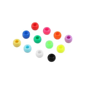 

Multi-colored Round Alphabet Letter Charms Beads For Loom Bands Bracelet EN