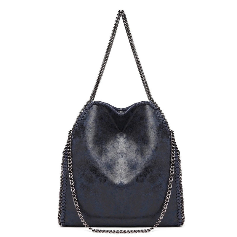 

Fashion Women Handbag Chain Tote Shoulder Bag(Black)