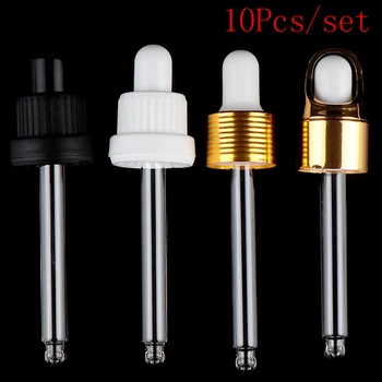 

10Pcs Separate Screw Press Dropper Cover Cap Glass Pipette Essential Oil Bottles
