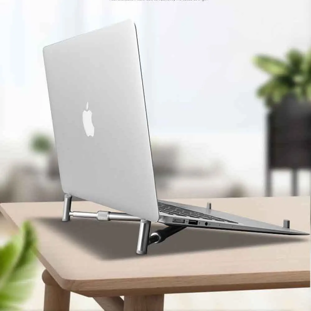 Aluminum Alloy Folding Laptop Stand Portable for Notebook Computer Non