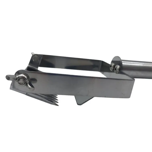 Multifunkcionális Rozsdamentes Acél Lecsupaszító Villák Dupla Tű Méhészeti Szerszámok Mézes Méhsejt Kaparóhoz - Image 6