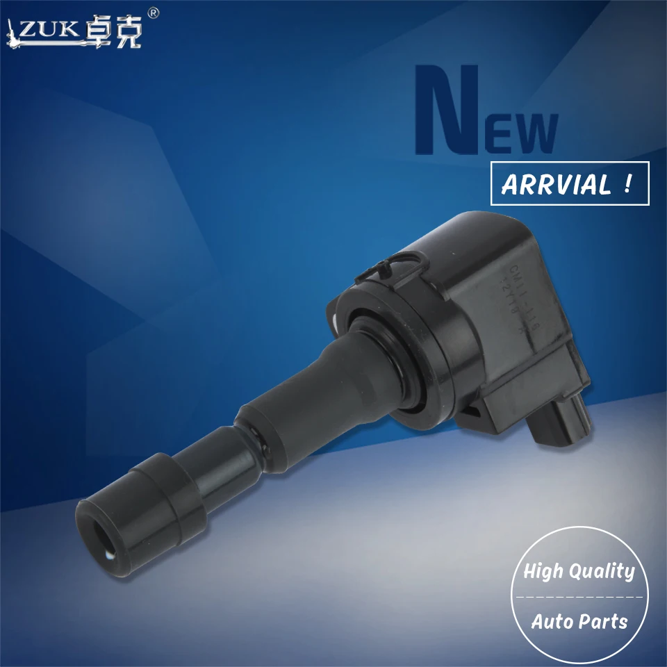 ZUK High Performance Ignition Coil Candle For HONDA CITY 1.5L 2009 2014 FIT JAZZ 1.3L 1.5L 2009