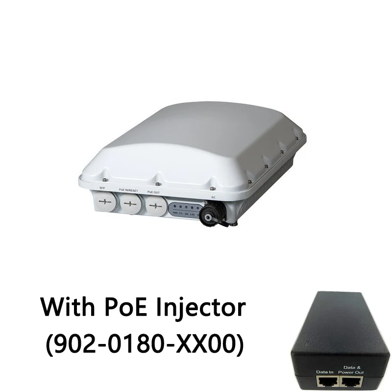 Беспроводной инжектор Ruckus ZoneFlex T710 901 WW01 + Инжектор PoE 902 0180 XX00 (alike US01) уличный