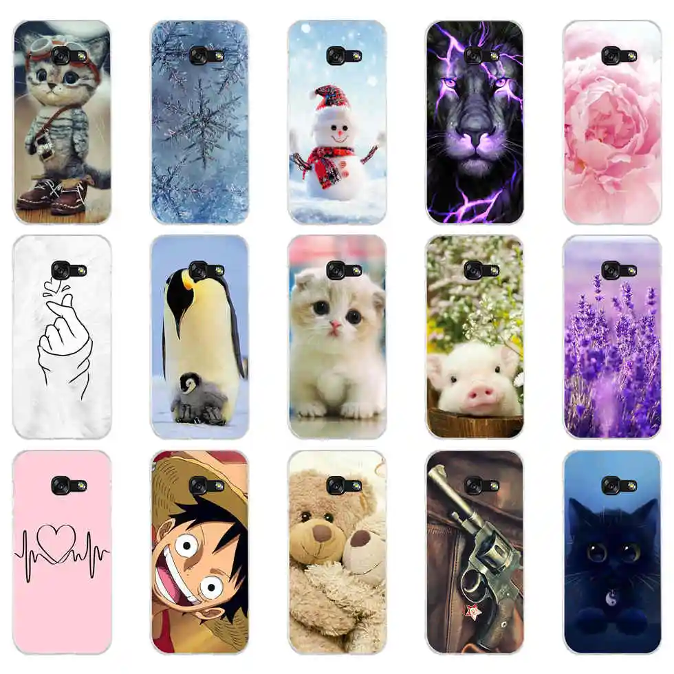 Per Samsung Galaxy A5 2017 Custodia Cartoon Silicone Sm-A520F Telefono Per Coque Samsung A5 2017 Cover Per Fundas Samsung A517 Custodia