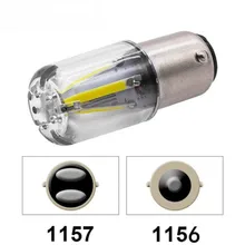 Ampoule Led de clignotant de voiture, lumière de frein de voiture 4 LED COB lumière de voiture 1156/1157 LED 