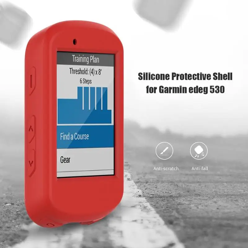 Силиконовый чехол, защитный чехол для Garmin Edge 530, устойчивый к царапинам, силиконовая велосипедная Защитная пленка для компьютера для Garmin Edge 530, аксессуары