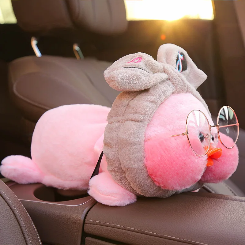 22 разных стиля Lalafanfan плюшевая коробка для салфеток Kawaii кафе Мими утка украшение автомобиля подарки для девочек игрушки для детей - Цвет: 6