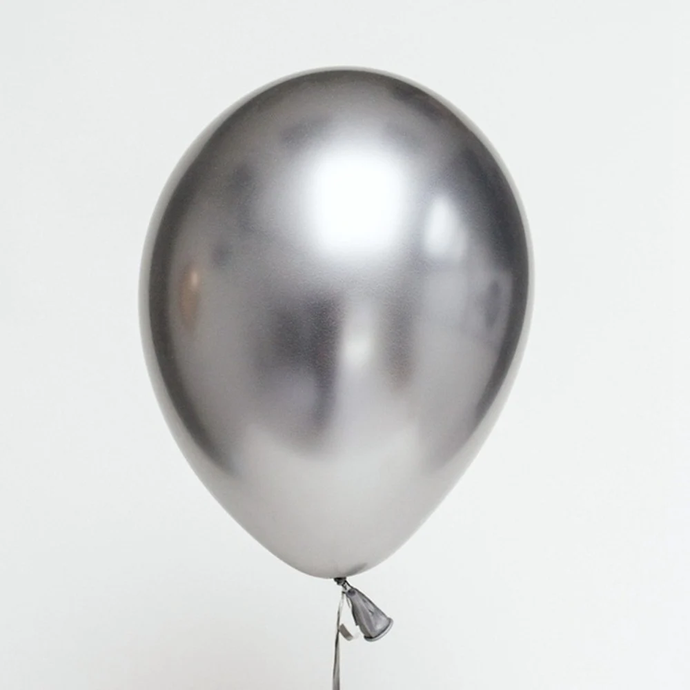 7 трубок подставка для воздушных шаров держатель для шарика колонны конфетти воздушный шар для Бэйби Шауэр День рождения Свадьба рождественские украшения Поставки - Цвет: 5pcs metal silver
