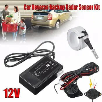 

12V Electromagnetic Car Truck Parking Reversing Backup Radar Sensor Kit Backup Reversing Parking System No Need To Drill