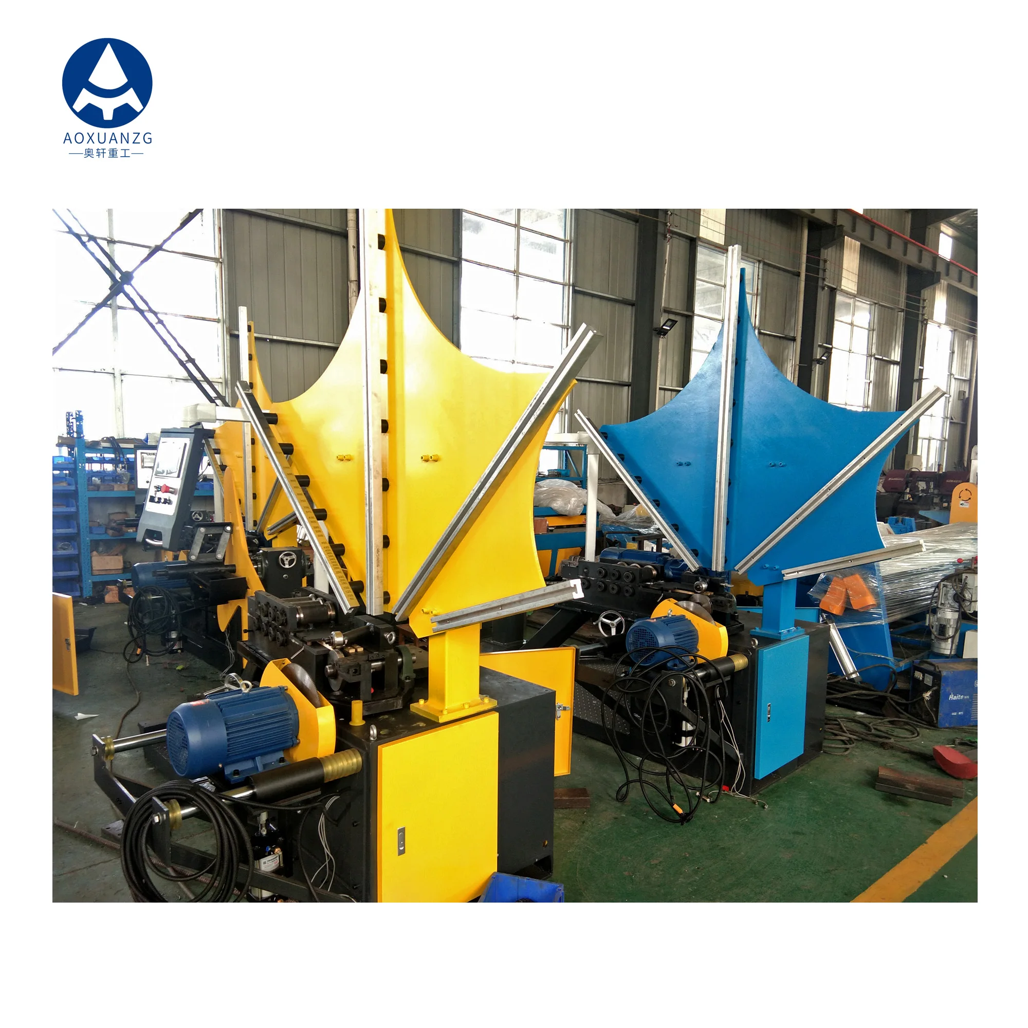 2024 Fully automatic air duct spiral forming machine HVAC round pipe