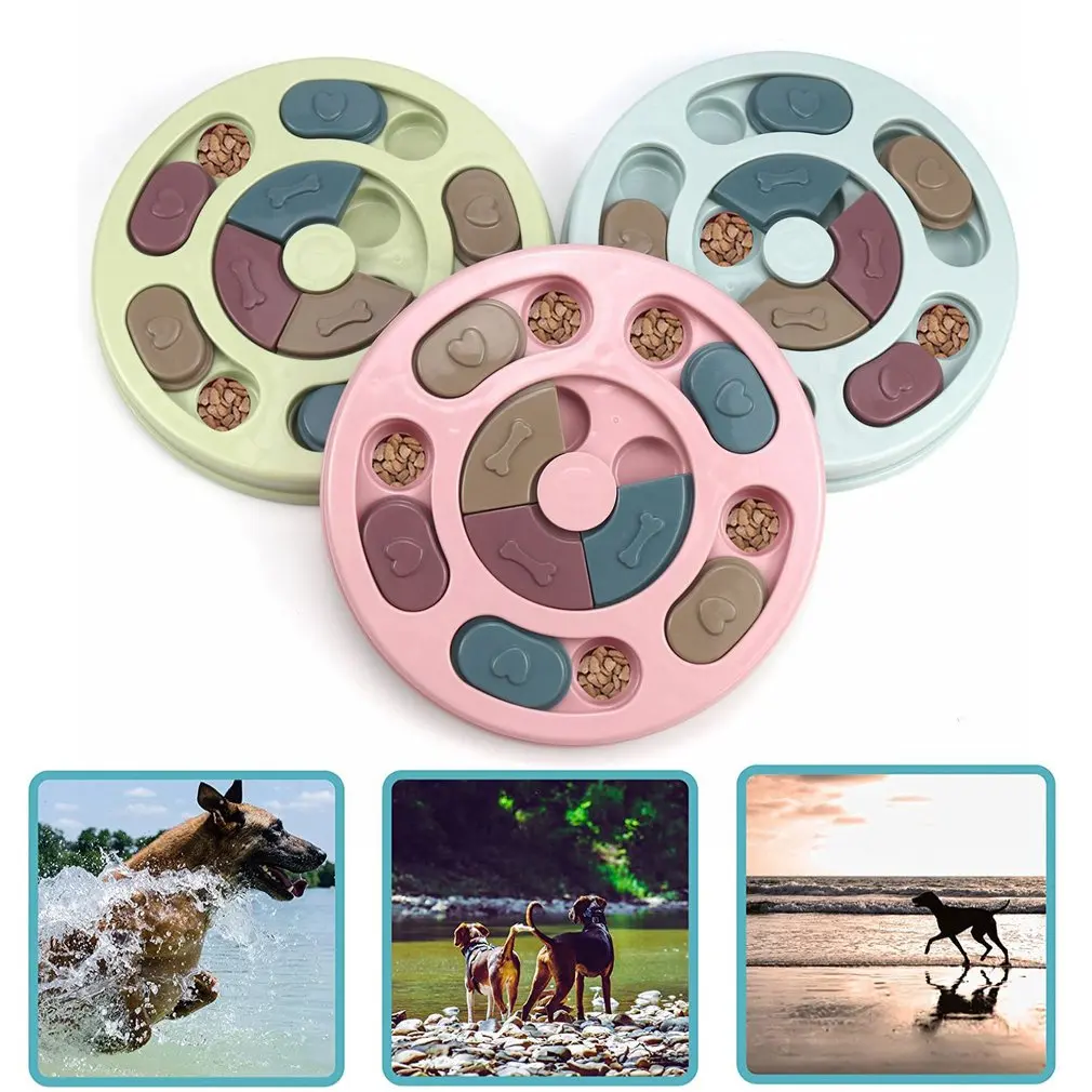 Dropship Dog Pets Puzzle Toys Slow Feeder Interactive Increase Puppy IQ Food  Dispenser Slowly Eating NonSlip Bowl Pet Dogs Training Game to Sell Online  at a Lower Price