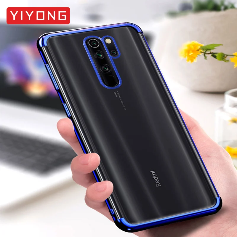 YIYONG роскошный чехол с покрытием для Xiaomi Redmi Note 8 из ТПУ Pro силиконовая тонкая