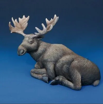 

Новинка 1/35, несобранный современный набор с животными, подставка для оленей, Статуэтка из смолы, набор для фотографий