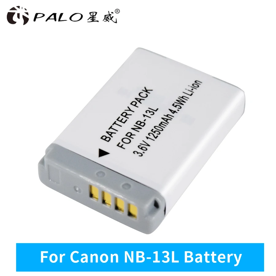 Аккумулятор PALO для цифровой камеры Canon G7 X Mark II G7X PM165 G5 G5X G9 G9X SX620 SX720 HS 1250