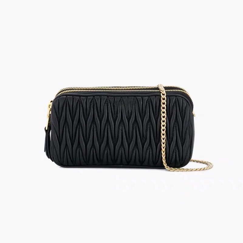 

Purses And Handbags With 2 Zipper Pockets Small Wallet On Chain Bags Flap Bags Shoulder Women Leather Evening Handbags For Girls