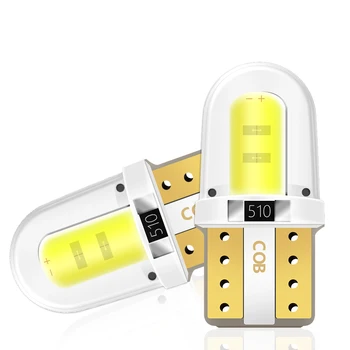 

2Pcs Auto Styling T10 Led Cold White 194 W5W LED 168 COB Silica Car Super Bright Turn Side License Plate Light Lamp Bulb DC 12V