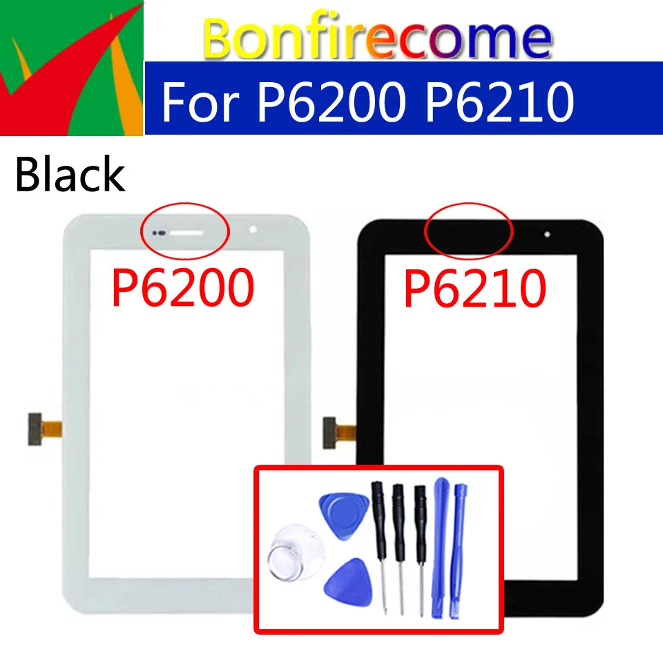 

7.0" For Samsung Galaxy Tab 7.0 Plus P6200 P6210 Touch Screen Digitizer Panel Sensor For GT-P6200 LCD Display Tablet Touchscreen