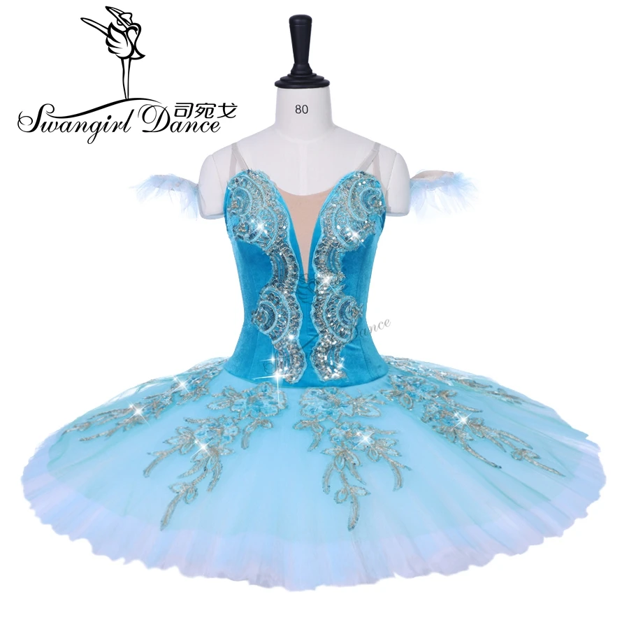 adult green green sleeping beauty variation professional tutu child competition performance ballet stage costumes girls BT9153B