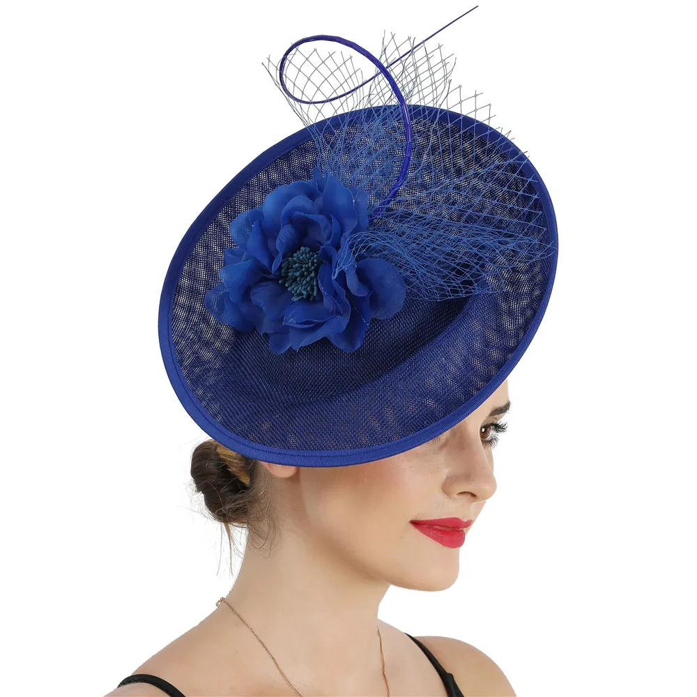 Hair Fascinator Ladies Big Hat Mesh 