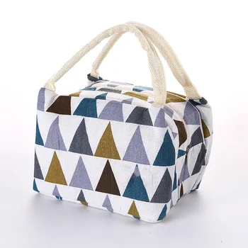 

Insulated Cold Insulation Bento Box Bag Simplicity Ice Pack Hand Portable Lunch Students Meal Package