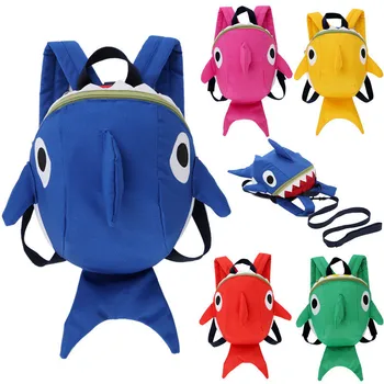 

2020 Kindergarten Backpack Little Children Toddler Backpack Cartoon Animal Shark Backpack Lovely Children Backpack Sac Enfant