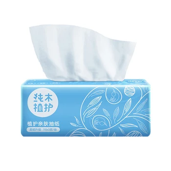 

6 Bags 3 Layers 660 Sheets Plant Puree Protection Log Pumping Paper Facial Tissue Paper Tissues Toilet Paper New Arrival