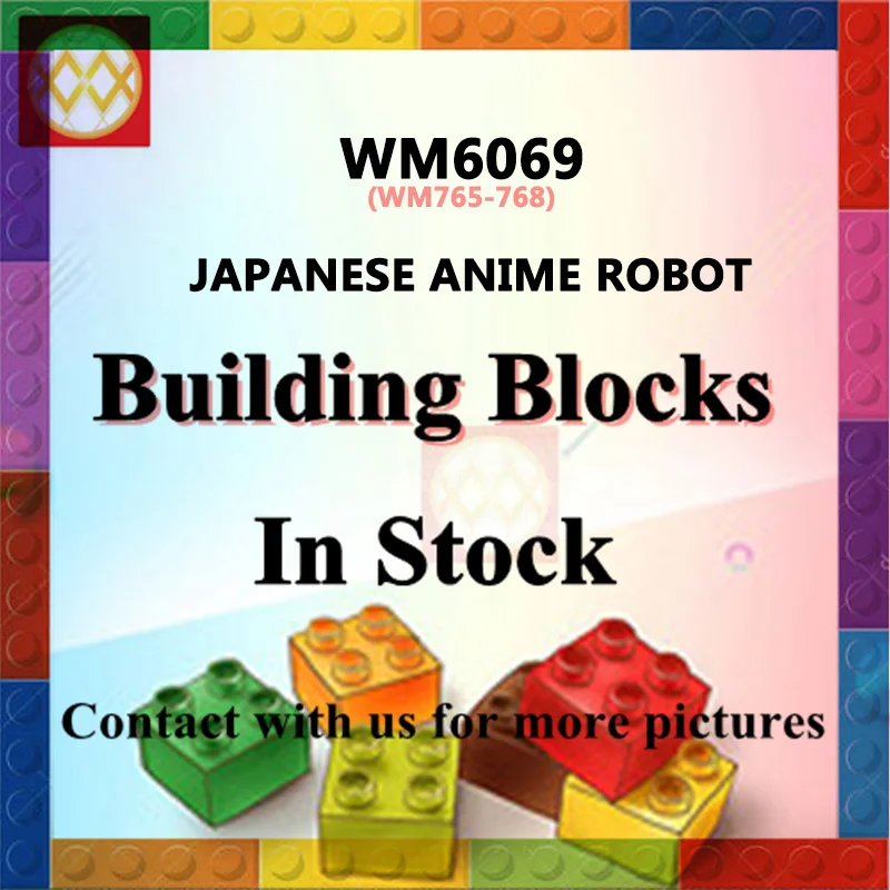 

Single Japanese Anime Robot Leader Daimos Voltes V Com-Battler V Mechander Robot Mazinger Z Building Blocks Children Toys WM6069