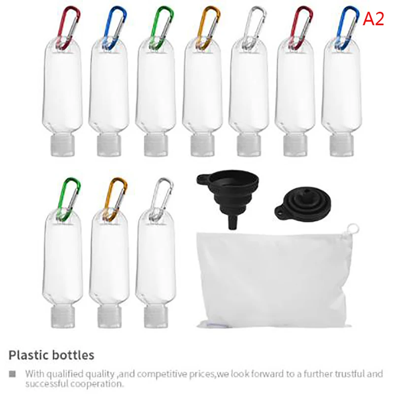 

Silicone Mini Hand Sanitizer Holder Travel Portable Safe Gel Holder Hangable Liquid Soap Dispenser Containers