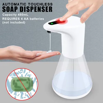 

Intelligent Automatic Liquid Soap Dispenser Induction Foaming Hand Washing Device For Kitchen Bathroom (without Liquid)