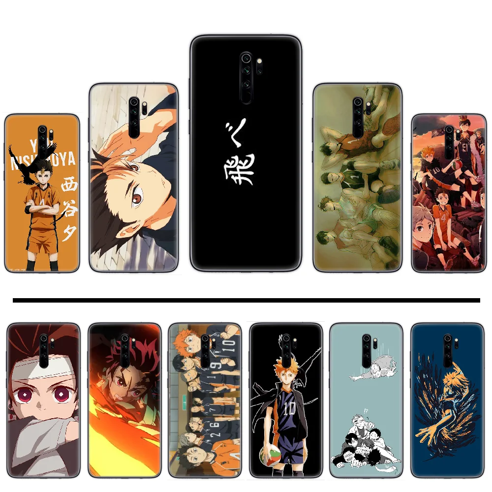 Аниме Haikyuu Bling милый чехол для телефона Xiaomi Redmi Note 4 4x5 6 7 8 pro S2 PLUS 6A PRO | Мобильные
