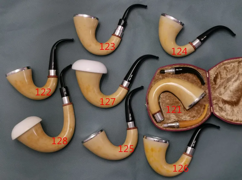 128 Finest Block Turkey Meerschaum Pipe By Master Fikri Baki Pipe Calabash Smoking Pipe