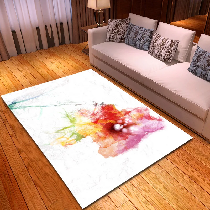 3D коврики с узором в виде роз для гостиной, спальни, кухни, напольный коврик на День святого Валентина, домашний декор, большой размер, ковер - Цвет: L18122435