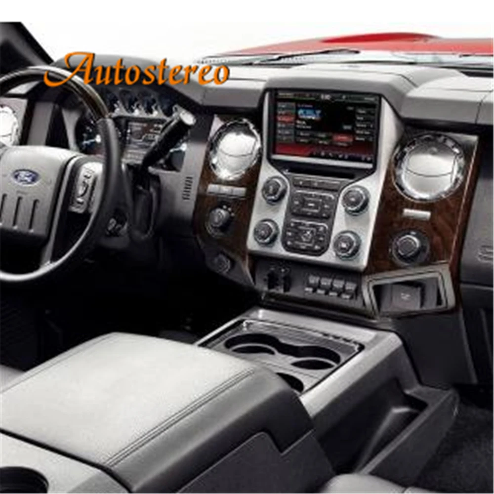 Qualcomm Android13 For Ford F250 F350 Heavy Duty Truck Tesla Screen Car GPS Navi