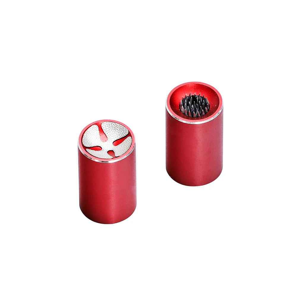 ZOKUE Durable Metal Two-function Tip Repairer Five Colors Options Tip Shaper&Pricker Tool Conveninent Billiard Accessiories - Цвет: red