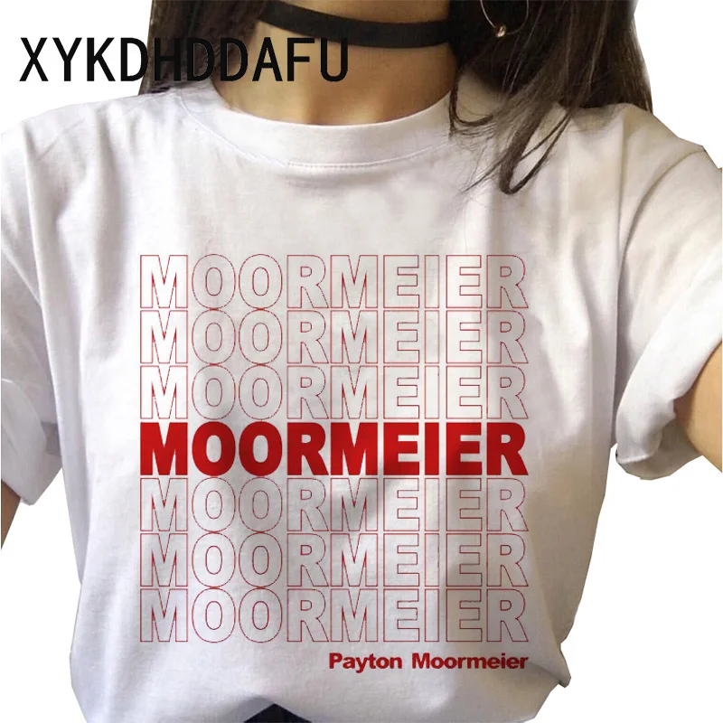 Payton Moormeier T camisa mujeres Harajuku gráfico camisetas divertido camiseta de verano Streetwear Ulzzang Vintage T camiseta mujer 2020