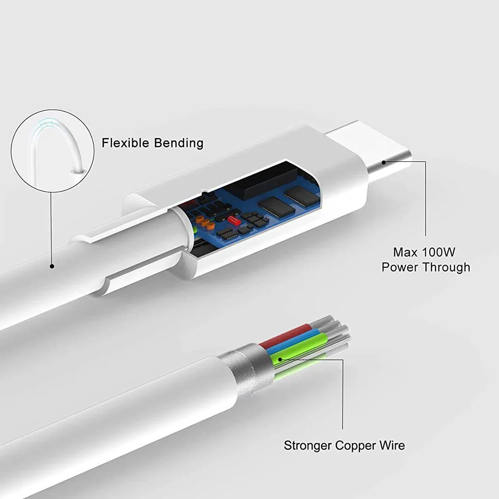 High-Power USB-C to USB-C Fast Charging Cable