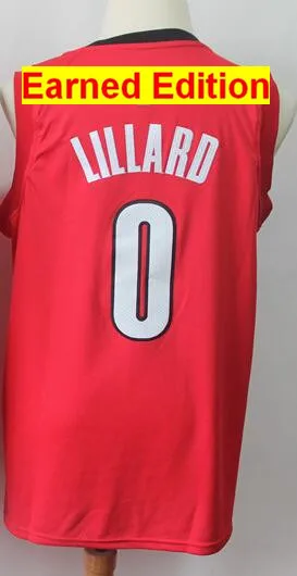 AS Мужские баскетбольные майки Damian Lillard 5 - Цвет: AS
