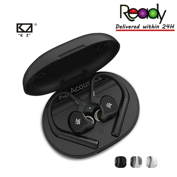 Беспроводные наушники KZ E10 TWS с сенсорным управлением, Bluetooth 5,0, 1DD + 4BA гибридные наушники, спортивные наушники с шумоподавлением и басами T1 ZSX ...