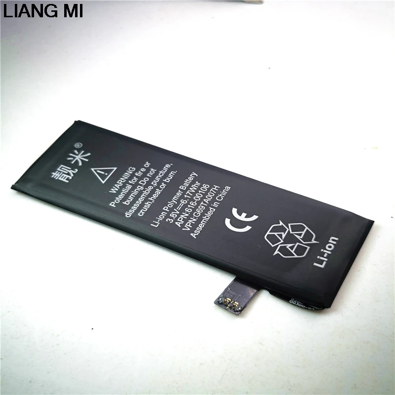 LIANG MI аккумулятор для Apple iPhone SE высокой емкости 1624 мАч с бесплатным ремонтом станков и держателем