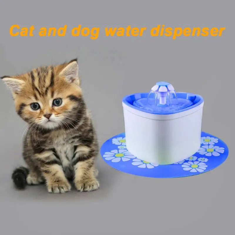 18x18 см Pet диспенсер для воды Прочный Электрический авто ЕС/США/Великобритания собака кошачий фонтан Mute питатель автоматическая кормушка поставки