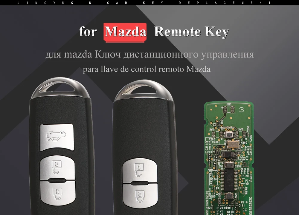 Keyforkess 5 pz SKE13D-01/02 SKE13E-01/02 originale fabbrica Smart Remote Key Fob 315/433MHz ID49 per Mazda 3 CX-5 2/3btn - H7caffb1e9bfb4be999ed55d548490ee0r